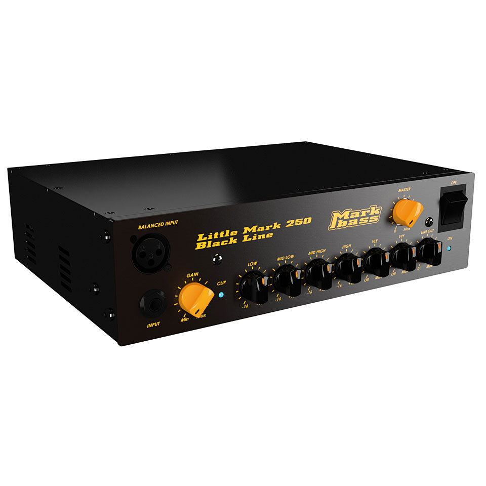 Markbass Little Mark 250 Black Line Topteil E-Bass Markbass Little Mark 250 Black Line Topteil E-Bass von Markbass