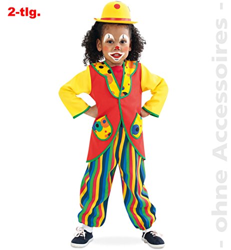 Anzug Clowni, Oberteil + Hose Größe 104 Anzug Clowni, Oberteil + Hose Größe 104 von Markenlos