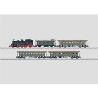 MÄRKLIN 26542 H0 Württemberger Personenzug: Tenderlok und 4 Plattformwagen, K.W.St.E., Ep. I MÄRKLIN 26542 H0 Württemberger Personenzug: Tenderlok und 4 Plattformwagen, K.W.St.E., Ep. I von Marklin