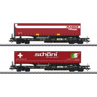 MÄRKLIN 47115 H0 Taschenwagen-Set Bauart Sdkmms, hupac, Ep. VI MÄRKLIN 47115 H0 Taschenwagen-Set Bauart Sdkmms, hupac, Ep. VI von Marklin