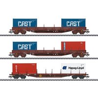 MÄRKLIN 47119 H0 Containerwagen-Set, SNCB/NMBS, Ep. IV MÄRKLIN 47119 H0 Containerwagen-Set, SNCB/NMBS, Ep. IV von Marklin