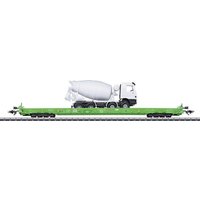 MÄRKLIN 47402 H0 Niederflurwagen Saadkms beladen mit Fahrmischer, BUG, Ep. VI von Marklin