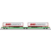 MÄRKLIN 47473 H0 Doppel-Taschenwagen Sdggmrss, CFL, Ep. VI MÄRKLIN 47473 H0 Doppel-Taschenwagen Sdggmrss, CFL, Ep. VI von Marklin