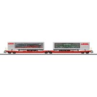 MÄRKLIN 47477 H0 Doppel-Taschenwagen Sdggmrss 738, DB AG, Ep. VI von Marklin