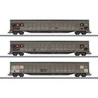 MÄRKLIN 48067 H0 Schiebewandwagen-Set Habbins 354, DB Cargo, Ep. VI von Marklin