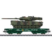 MÄRKLIN 48871 H0 Schwerlast-Flachwagen Rlmmps mit Leopard 2A6, DB AG, Ep. VI MÄRKLIN 48871 H0 Schwerlast-Flachwagen Rlmmps mit Leopard 2A6, DB AG, Ep. VI von Marklin