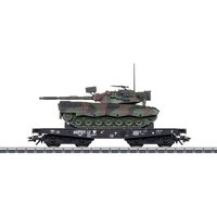 MÄRKLIN 48878 H0 Schwerlast-Flachwagen Rlmmps 650 mit Leopard 1A1, DB, Ep. IV MÄRKLIN 48878 H0 Schwerlast-Flachwagen Rlmmps 650 mit Leopard 1A1, DB, Ep. IV von Marklin