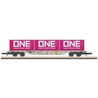 MÄRKLIN 82641-03 Z Containertragwagen Sgns 691 mit 3 Container 20' ONE aus Display 82641, DB AG, Ep. VI MÄRKLIN 82641-03 Z Containertragwagen Sgns 691 mit 3 Container 20' ONE aus Display 82641, DB AG, Ep. VI von Marklin