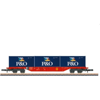 MÄRKLIN 82641-05 Z Containertragwagen Sgns 691 mit 3 Container 20' P&O aus Display 82641, DB AG, Ep. VI MÄRKLIN 82641-05 Z Containertragwagen Sgns 691 mit 3 Container 20' P&O aus Display 82641, DB AG, Ep. VI von Marklin