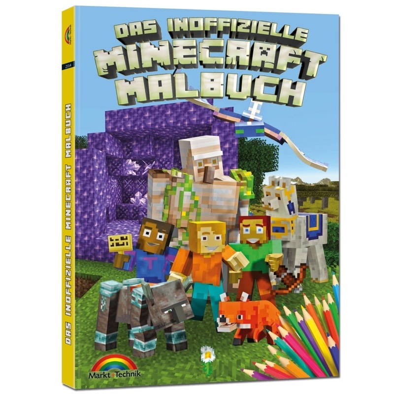 Das inoffizielle Minecraft Malbuch für Kinder und Jugendliche - zum Ausmalen der Minecraft Welt von Markt +Technik