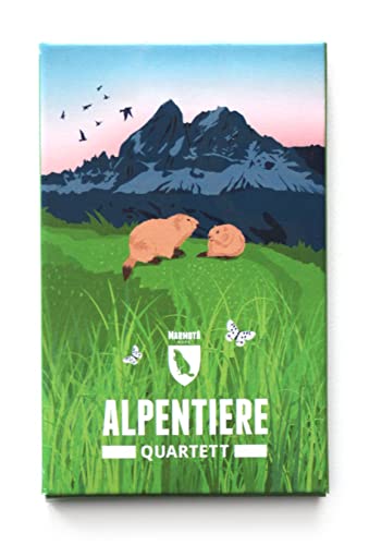 Marmota Maps Alpentiere-Quartett - 32 Tiere aus den Alpen von Marmota Maps