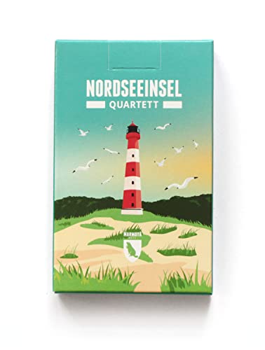 Marmota Maps Nordseeinsel Quartett von Marmota Maps