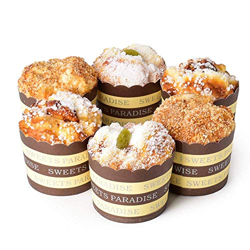 Marooma 6 Stück Gefälschte Cupcakes, Künstliche Kuchen, Simulation, Streusel, Zuckerguss, Künstlicher Kuchen, Lebensmittel, Muffin, Brot, Dessert, Gemischte Lebensmittel, Modell, von Marooma
