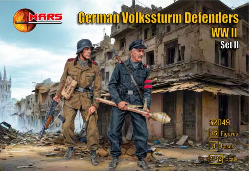 German Volkssturm Defenders, set 2 von Mars Figures