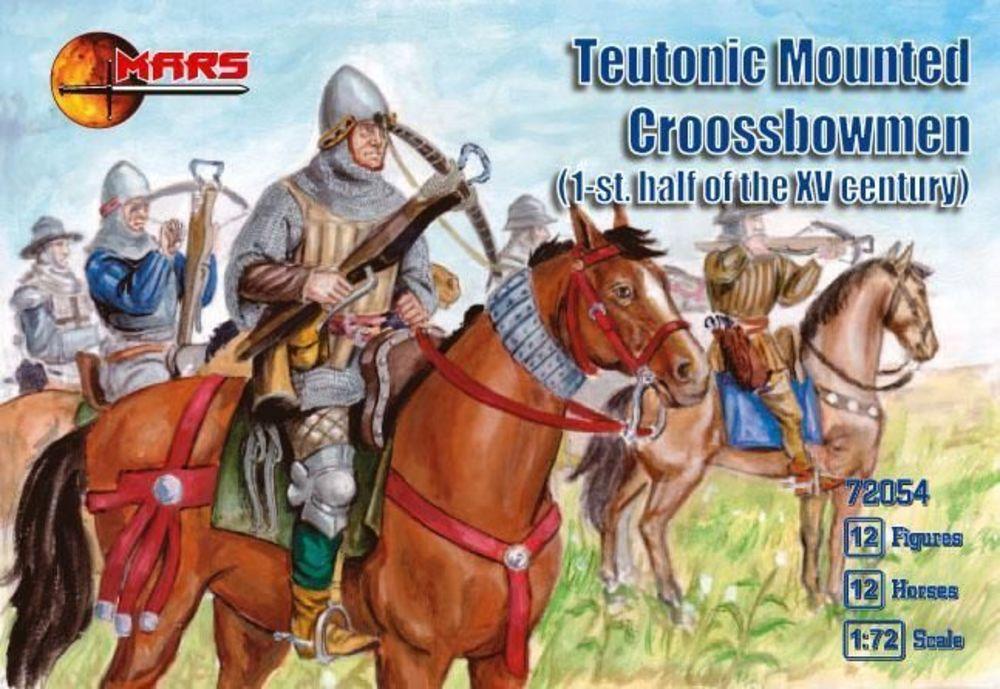 Teutonic mounted crossbowmen, 1st h/XV Teutonic mounted crossbowmen, 1st h/XV von Mars Figures