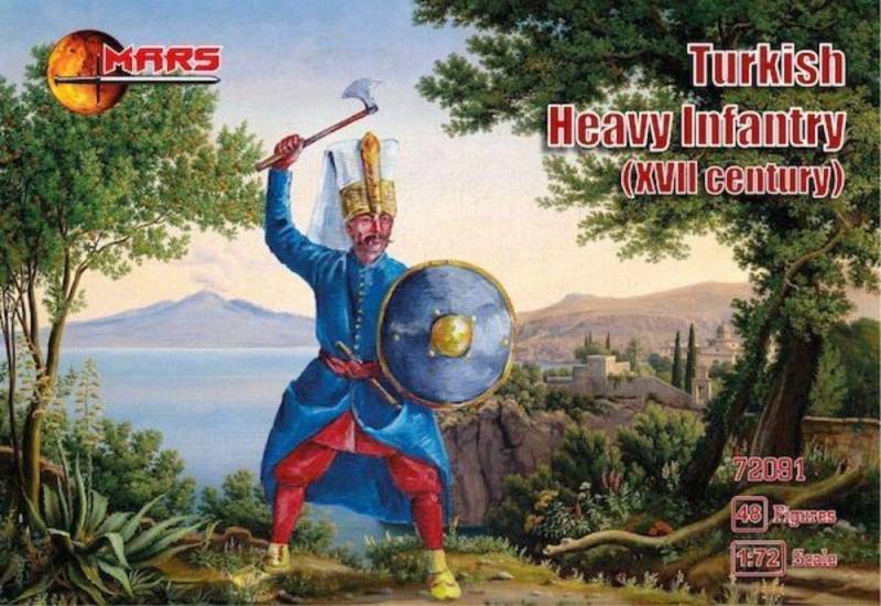 Turkish heavy infantry, XVII century von Mars Figures