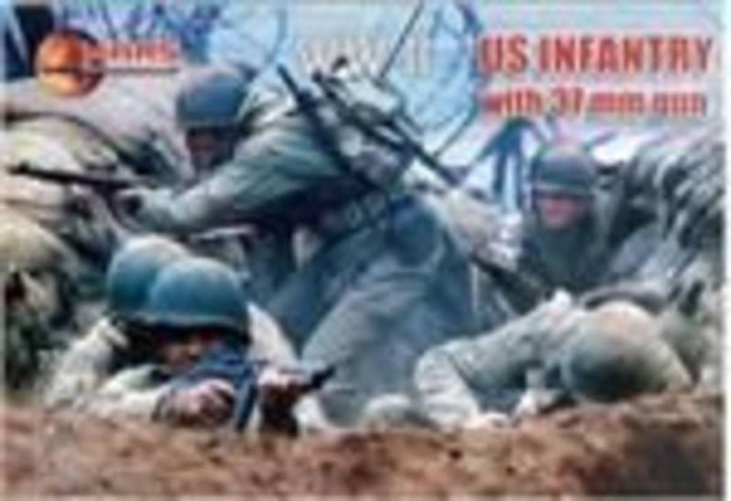 US Infantry with 37mm gun von Mars Figures