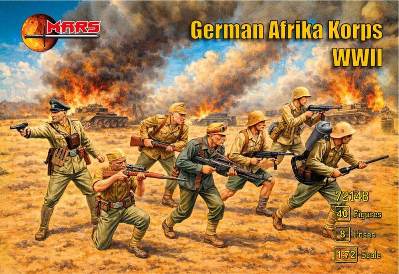 WWII German Afrika Korps WWII German Afrika Korps von Mars Figures