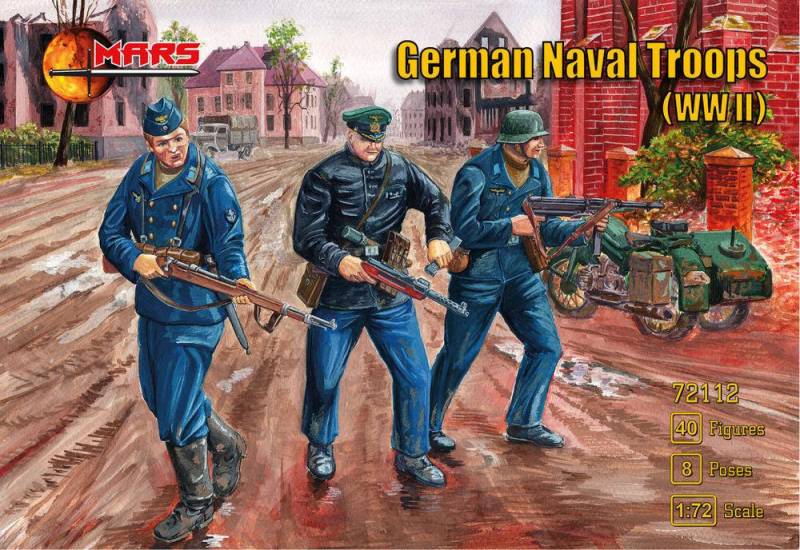WWII German naval troops von Mars Figures