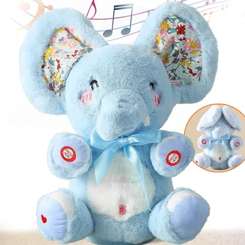 Marsjoy Peek-a-Boo Plüschtier für Babys, singend, Peek A Boo Elefant, wiederholen, was Sie sagen, Peek-a-Boo Musical für Kleinkinder mit Ohr Marsjoy Peek-a-Boo Plüschtier für Babys, singend, Peek A Boo Elefant, wiederholen, was Sie sagen, Peek-a-Boo Musical für Kleinkinder mit Ohr von Marsjoy