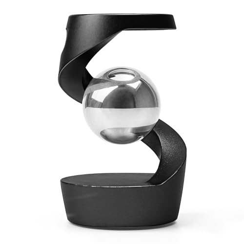 Gravity-Defying Kinetic Desk Toy for Adults Levitating Spinning Gyroscope Optical Illusion Hypnoball Spinner Fidget Hypnotic Ornament Sculpture for Desktop Decoration Executive Mind Bending-Black Gravity-Defying Kinetic Desk Toy for Adults Levitating Spinning Gyroscope Optical Illusion Hypnoball Spinner Fidget Hypnotic Ornament Sculpture for Desktop Decoration Executive Mind Bending-Black von Marsrut