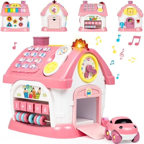 Marstone Spielzeug für Mädchen ab 1 Jahr, Geschenke zum ersten Geburtstag für Mädchen, Montessori-Spielzeug, 8-in-1, für Kleinkinder mit Lernen und Spiel, Geschenke von Navi, Rosa Marstone Spielzeug für Mädchen ab 1 Jahr, Geschenke zum ersten Geburtstag für Mädchen, Montessori-Spielzeug, 8-in-1, für Kleinkinder mit Lernen und Spiel, Geschenke von Navi, Rosa von Marstone