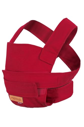 Marsupi Mini Puppentrage - Babytrage für Puppenmamas und Puppenpapas ab 2 Jahren - Baby Spielzeug - Bio-Baumwolle, Farbe, Ruby red Marsupi Mini Puppentrage - Babytrage für Puppenmamas und Puppenpapas ab 2 Jahren - Baby Spielzeug - Bio-Baumwolle, Farbe, Ruby red von Marsupi