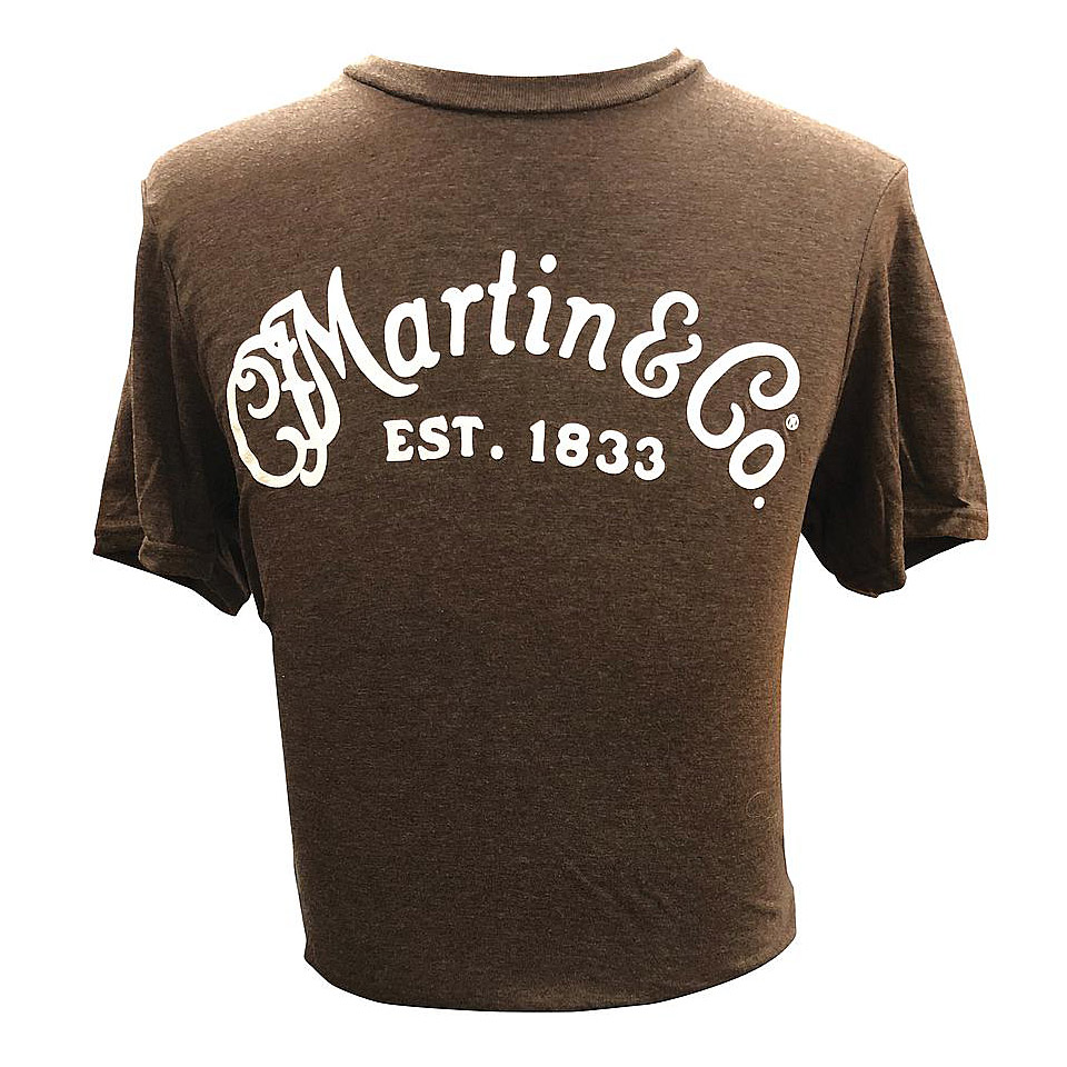 Martin Guitars Basic Logo Heather Brown XL T-Shirt Martin Guitars Basic Logo Heather Brown XL T-Shirt von Martin Guitars