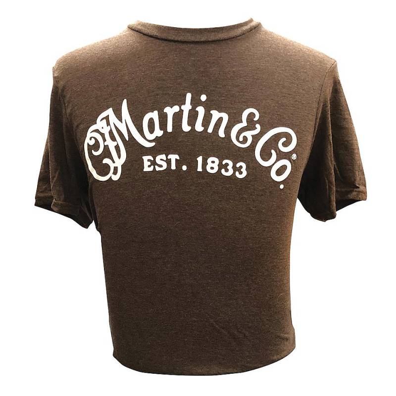 Martin Guitars Basic Logo Heather Brown XL T-Shirt von Martin Guitars