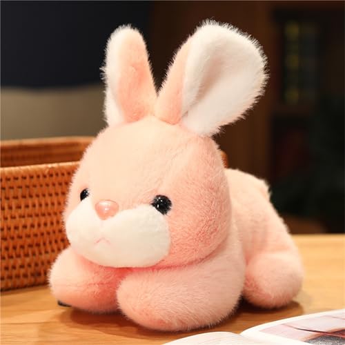 Martin Kench Hase Kuscheltier, Hase Kaninchen Plüschtiere Stofftier Puppe Plüschtier Geschenke für Ostern Valentinstag Kinder Baby (Rosa,25cm) von Martin Kench