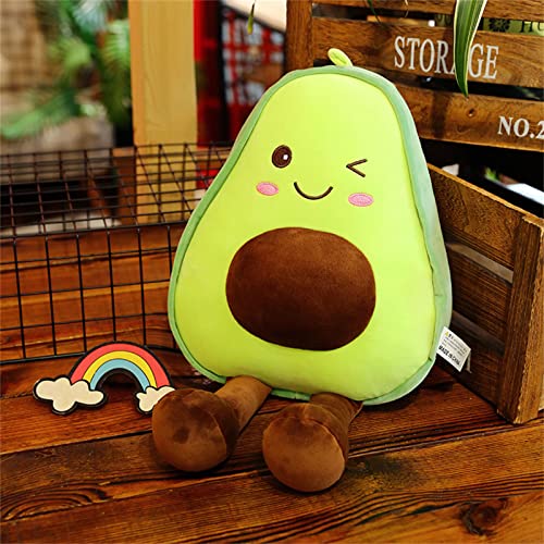 Martin Kench Plüschtier Avocado Spielzeug, Cute Stofftier Avocado Puppe Plüschtier Kuscheltier Avocado Plüschtier Weiches PlüschKissen Für Schlafzimmer Wohnzimmer (25cm) von Martin Kench