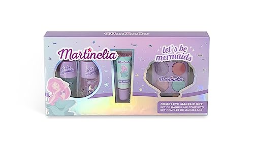 MARTINELIA LET’S BE Mermaids Kinder Kosmetikset - Meerjungfrau Mädchen Geschenkset in Pink Lila Türkis - Perfektes Mädchen Geburtstagsgeschenk MARTINELIA LET’S BE Mermaids Kinder Kosmetikset - Meerjungfrau Mädchen Geschenkset in Pink Lila Türkis - Perfektes Mädchen Geburtstagsgeschenk von Martinelia