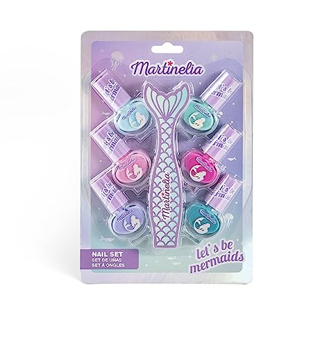 MARTINELIA LET’S BE Mermaids Nail Set: Buntes Kinder Nagellack Set mit Feile in Meerjungfrauenoptik, Nagellack Geschenkset für Mädchen MARTINELIA LET’S BE Mermaids Nail Set: Buntes Kinder Nagellack Set mit Feile in Meerjungfrauenoptik, Nagellack Geschenkset für Mädchen von Martinelia