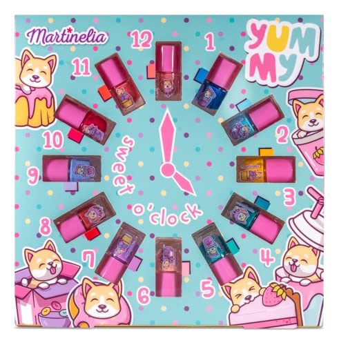 Martinelia 8436591923701 Does not Apply Yummy Circle Nail Polish LOTE 12 pz, Multicolour, One Size von Martinelia