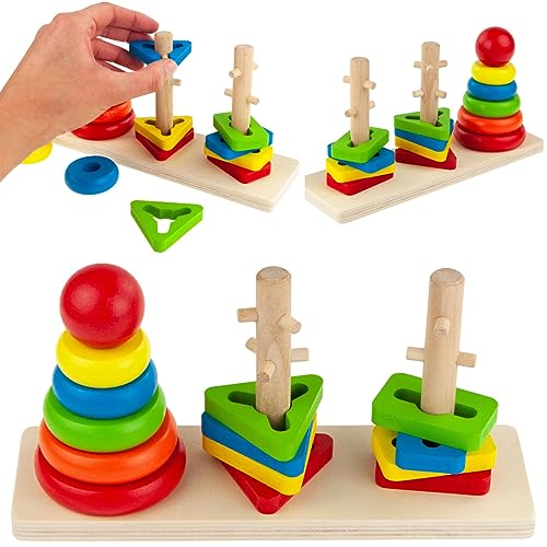 Holzspielzeug - Farb- und Formen - Sortierspiel | Optimal für das Trainieren der Geschicklichkeit Sortierpuzzle aus Holz EIN hölzerner, bunter Sortierer zum Ordnen Montessori-Spielzeug Holzspielzeug - Farb- und Formen - Sortierspiel | Optimal für das Trainieren der Geschicklichkeit Sortierpuzzle aus Holz EIN hölzerner, bunter Sortierer zum Ordnen Montessori-Spielzeug von Martom