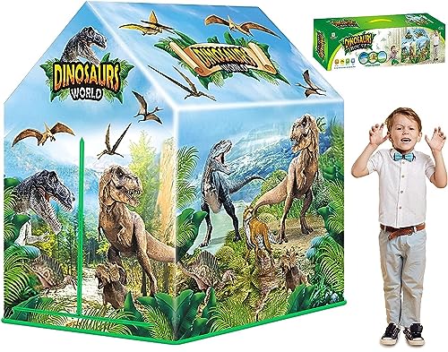 Kinderspielzelt Dinosaurier für Garten und Haus Kinderzelt für drinnen und draußen, Spielhaus für Kinderzimmer, für Mädchen und Jungen, Kinderzelt Kinderspielzelt Dinosaurier für Garten und Haus Kinderzelt für drinnen und draußen, Spielhaus für Kinderzimmer, für Mädchen und Jungen, Kinderzelt von Martom