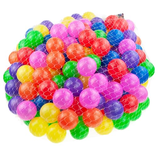 Martom Bunte Bälle für Bällebad 7/6cm Babybälle Plastikbälle Baby Spielbälle 100-2000 Stuck (6cm, 100, Stück) von Martom