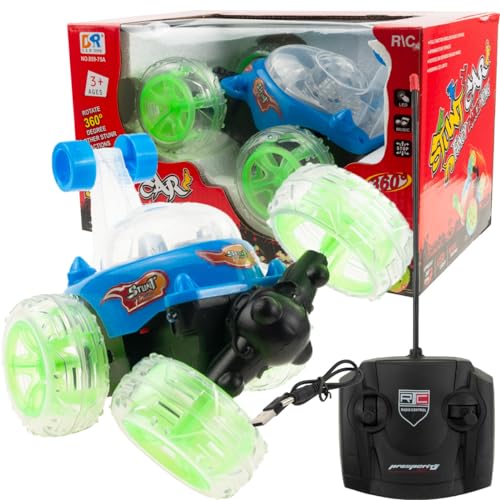 Martom Twister Stunt Auto - 360-Grad-Drehungen, Licht- und Soundeffekte Vorder- und Rücklicht, USB-Kabel, steuerbares Auto, Performance-Auto-Spielzeuggeschenk für Jungen und Mädchen Martom Twister Stunt Auto - 360-Grad-Drehungen, Licht- und Soundeffekte Vorder- und Rücklicht, USB-Kabel, steuerbares Auto, Performance-Auto-Spielzeuggeschenk für Jungen und Mädchen von Martom