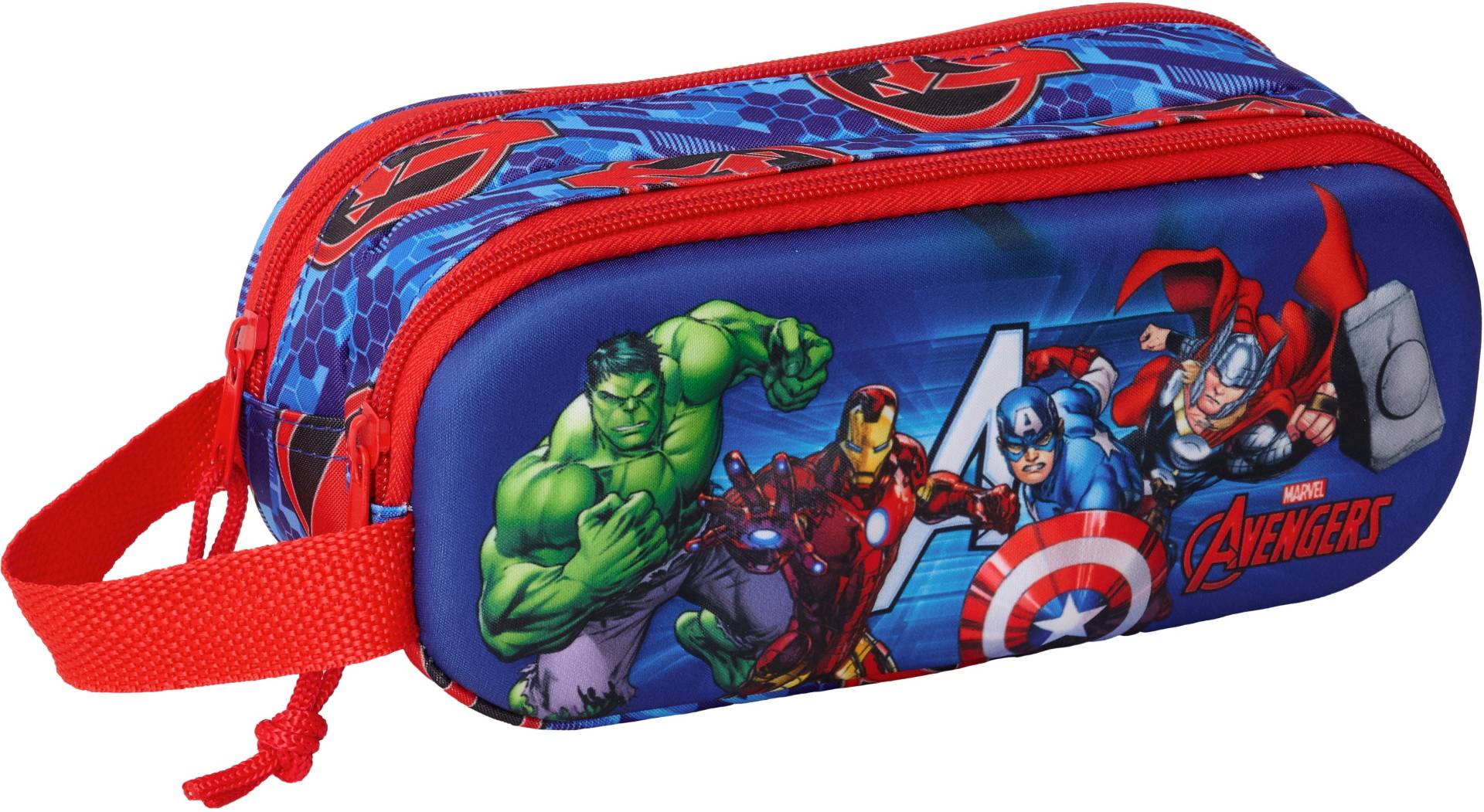 Marvel Avengers 3D Doppel-Federmäppchen, Blau Marvel Avengers 3D Doppel-Federmäppchen, Blau von Marvel Avengers
