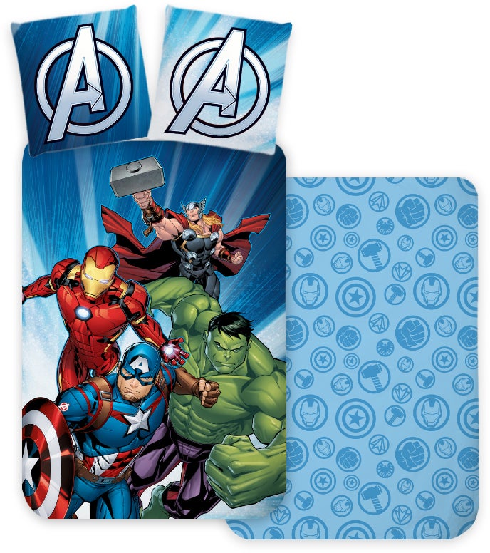 Marvel Avengers Bettwäsche-Set 150x210 cm Marvel Avengers Bettwäsche-Set 150x210 cm von Marvel Avengers