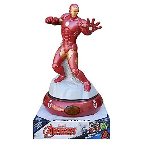 Marvel Nachttischlampe 3D Figur, Iron Man, KL84805, Kids Licensing, ca 25 cm von Marvel