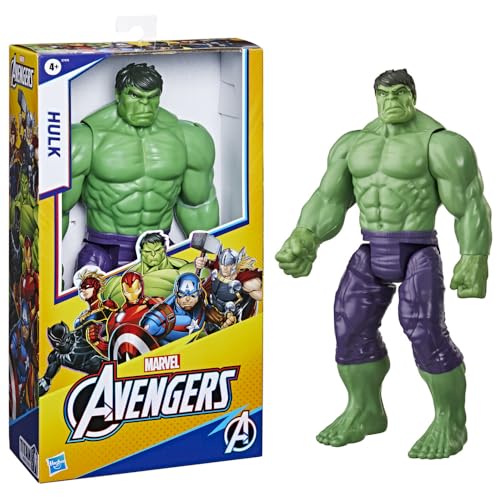 Hasbro E7475 Marvel Avengers Titan Hero Series Blast Gear Deluxe Hulk ActionFigur, 30 cm Spielzeug, inspiriert von Marvel Comics, für Kinder ab 4 Jahren von AVENGERS