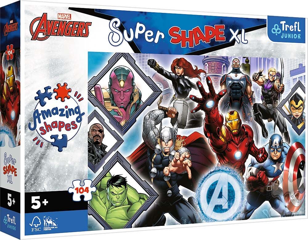 Trefl Junior Marvel Avengers XL Puzzle 104 Teile von Marvel Avengers