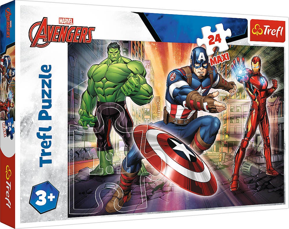 Trefl Marvel The Avengers Puzzle 24 Teile von Marvel Avengers