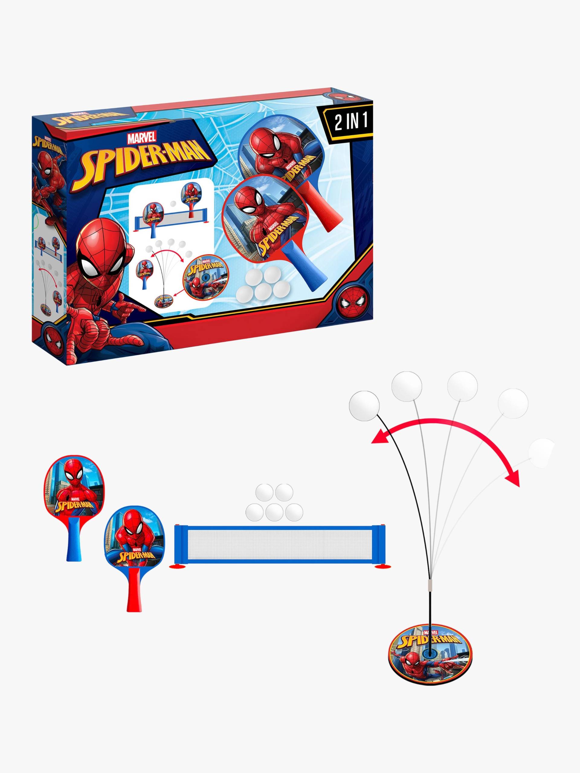 Marvel Spider-Man 2-in-1 Tischtennis-Set von Marvel Spider-Man