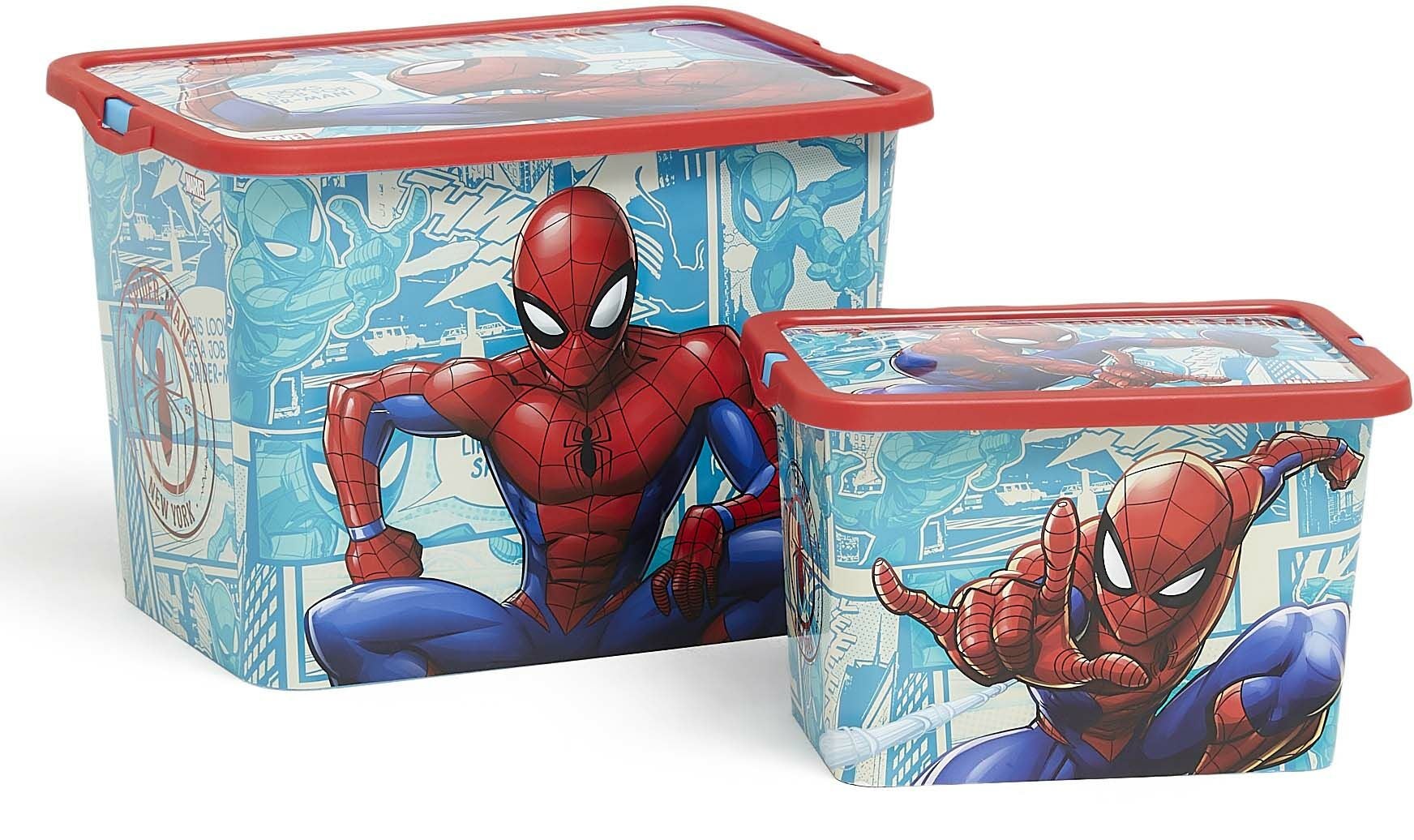 Marvel Spider-Man Aufbewahrungsbox Set 7l &  23l von Marvel Spider-Man