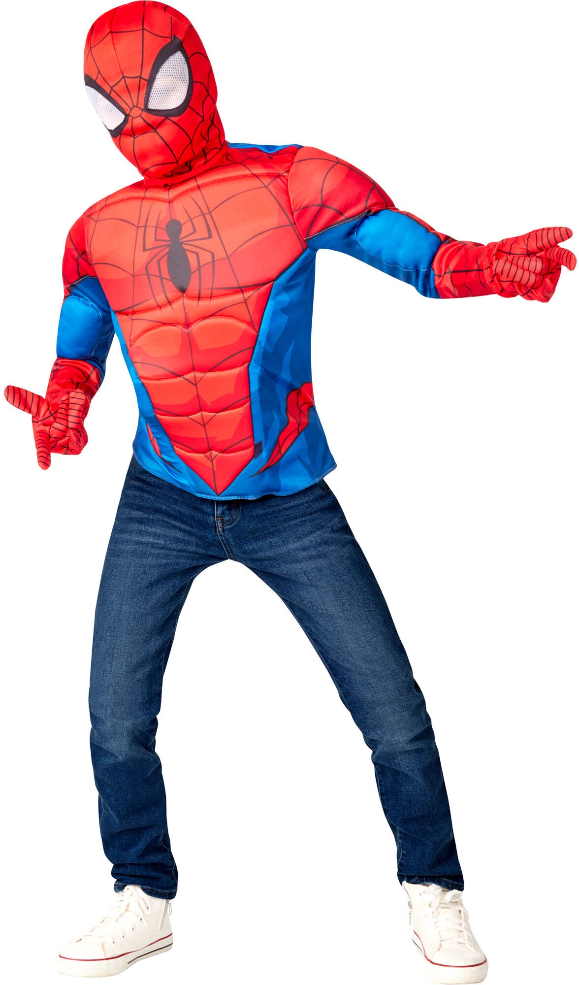 Marvel Spider-Man Kostüm Oberteil mit Maske von Marvel Spider-Man