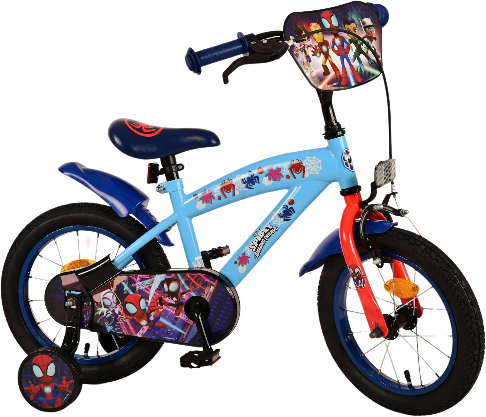 Marvel Spidey And His Amazing Friends Kinderfahrrad 14 Zoll, Blau/Rot Marvel Spidey And His Amazing Friends Kinderfahrrad 14 Zoll, Blau/Rot von Spidey And His Amazing Friends