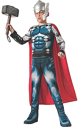 Avengers Assemble THOR Deluxe Kinder Muskel Kostüm Fasching Karnevall Junge 152-164 von Marvel
