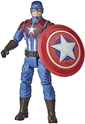 Hasbro E9865 Marvel Gamerverse 15 cm große Captain America Action-Figur, Shining Justice Armor, ab 4 Jahren von Marvel